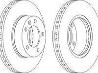 Disc frana RENAULT MASTER II Van (FD), RENAULT MASTER II platou / sasiu (ED/HD/UD), OPEL MOVANO caroserie (F9) - WAGNER WGR1217-1