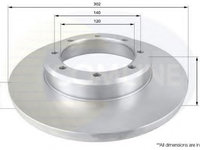 Disc frana RENAULT MASTER III bus (JV) (2011 - 2016) COMLINE ADC1598 piesa NOUA