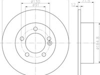 Disc frana RENAULT MASTER III caroserie (FV) - OEM - MEYLE ORIGINAL GERMANY: 6155230017|615 523 0017 - W02238366 - LIVRARE DIN STOC in 24 ore!!!