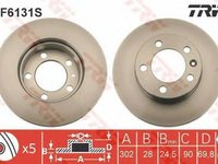 Disc frana RENAULT MASTER III caroserie FV TRW DF6131S