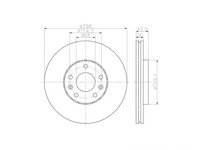 Disc frana Renault MEGANE CC (EZ0/1_) 2010-2016 #2 0986479551