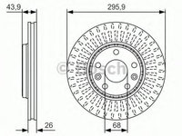 Disc frana RENAULT MEGANE CC (EZ0/1_) (2010 - 2016) Bosch 0 986 479 S93