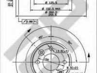 Disc frana RENAULT MEGANE II (BM0/1_, CM0/1_), NISSAN MARCH III (K12), RENAULT MEGANE II Coup-Cabriolet (EM0/1_) - METZGER 24825