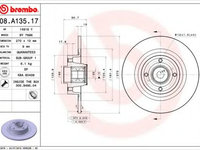 Disc frana RENAULT SCÉNIC II (JM0/1_) (2003 - 2020) BREMBO 08.A135.17