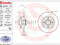 Disc frana RENAULT SYMBOL II LU1 2 BREMBO 08A14117