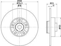 Disc frana RENAULT TALISMAN HELLA 8DD355119311