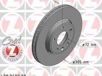 Disc frana RENAULT TRAFIC II bus (JL), RENAULT TRAFIC II Van (FL), OPEL VIVARO caroserie (F7) - ZIMMERMANN 430.2602.20