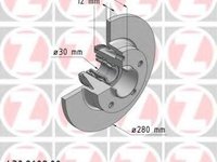 Disc frana RENAULT TRAFIC II bus (JL), RENAULT TRAFIC II Van (FL), OPEL VIVARO caroserie (F7) - ZIMMERMANN 430.2608.00