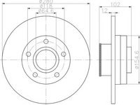 Disc frana RENAULT TRAFIC II bus (JL), RENAULT TRAFIC II Van (FL), OPEL VIVARO caroserie (F7) - TEXTAR 92153700