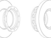 Disc frana RENAULT TRUCKS Magnum - FERODO FCR245A