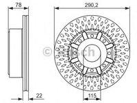 Disc frana RENAULT TRUCKS MASCOTT - OEM: 0 986 479 610|0986479610 - W02654206 - LIVRARE DIN STOC in 24 ore!!!