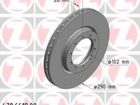 Disc frana RENAULT TRUCKS Maxity, RENAULT TRUCKS MASCOTT caroserie inchisa/combi, RENAULT TRUCKS MASCOTT platou / sasiu - ZIMMERMANN 470.6619.00