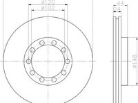 Disc frana RENAULT TRUCKS MESSENGER caroserie inchisa/combi, RENAULT TRUCKS MESSENGER autobasculanta, RENAULT TRUCKS MESSENGER platou / sasiu - TEXTAR