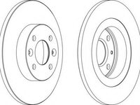 Disc frana RENAULT TWINGO I (C06_), RENAULT TWINGO I Van (S06_), DACIA LOGAN (LS_) - FERODO DDF1502