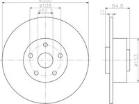 Disc frana RENAULT TWIZY (MAM_) - OEM - MEYLE ORIGINAL GERMANY: 16-155230018|16-15 523 0018 - W02339765 - LIVRARE DIN STOC in 24 ore!!!