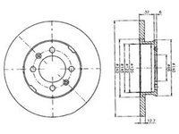 Disc frana ROVER MONTEGO DELPHI BG2150