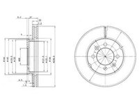 Disc frana ROVER MONTEGO DELPHI BG2290