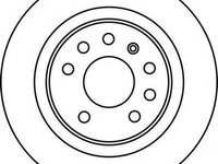 Disc frana SAAB 9-3 Cabriolet (YS3D), OPEL REKORD P2 combi, OPEL VECTRA C - JURID 562229JC