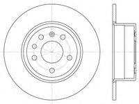 Disc frana SAAB 9-3 (YS3D) (1998 - 2003) REMSA 6487.00 piesa NOUA