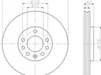 Disc frana SAAB 9-3 YS3D TEXTAR 92075603