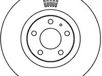 Disc frana SAAB 9-5 combi (YS3E), AUDI A8 limuzina (4E_), AUDI A6 limuzina (4F2, C6) - JURID 562265J