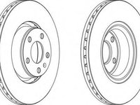 Disc frana SAAB 9-5 combi (YS3E), AUDI A8 limuzina (4E_), AUDI A6 limuzina (4F2, C6) - WAGNER WGR1277-1