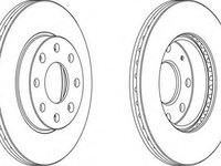 Disc frana SAAB 9-5 combi (YS3E), DODGE NEON II limuzina, DAEWOO KALOS (KLAS) - WAGNER WGR1279-1