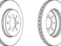 Disc frana SAAB 9-5 combi YS3E FERODO DDF1281