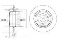 Disc frana SAAB 9-5 YS3E DELPHI BG3908