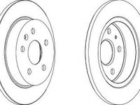 Disc frana SAAB 9-5 (YS3G) (2010 - 2012) FERODO DDF1804C piesa NOUA