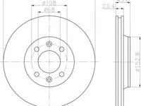 Disc frana SAAB 900 Cabriolet, SAAB 900 hatchback, SAAB 900 (AC4, AM4) - HELLA PAGID 8DD 355 102-081