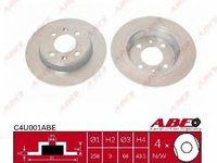 Disc frana SAAB 900 I AC4 AM4 ABE C4U001ABE