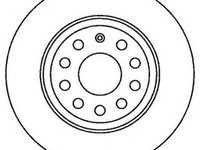 Disc frana SEAT ALHAMBRA 710 711 JURID 562258JC