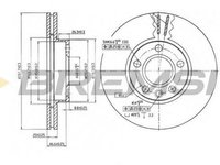 Disc frana SEAT ALHAMBRA 7V8 7V9 BREMSI DBA846V