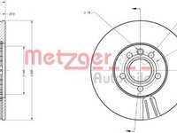 Disc frana SEAT ALHAMBRA 7V8 7V9 METZGER 6110178