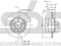 Disc frana SEAT ALHAMBRA 7V8 7V9 sbs 1815312552