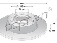 Disc frana SEAT ALTEA 5P1 TOPRAN 110080