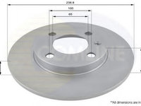 Disc frana SEAT CORDOBA (6K1, 6K2) (1993 - 1999) COMLINE ADC1402 piesa NOUA