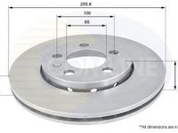 Disc frana SEAT CORDOBA 6L2 COMLINE ADC1407V