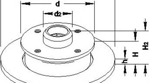 Disc frana SEAT CORDOBA limuzina (6K1, 6K2), 