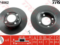 Disc frana SEAT CORDOBA Vario (6K5) - Cod intern: W20009362 - LIVRARE DIN STOC in 24 ore!!!