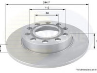 Disc frana SEAT EXEO ST (3R5) (2009 - 2016) COMLINE ADC1446