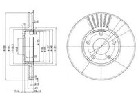 Disc frana SEAT EXEO ST 3R5 DELPHI BG2745C