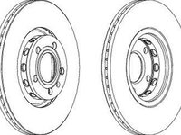 Disc frana SEAT EXEO ST 3R5 FERODO DDF1707