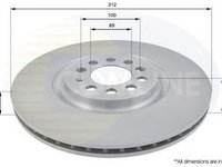 Disc frana SEAT IBIZA V 6J5 6P1 COMLINE ADC1438V