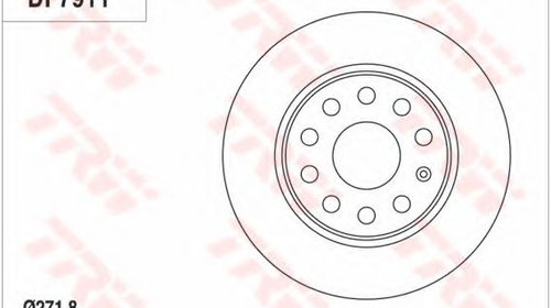 Disc frana SEAT LEON (1P1) (2005 - 2012) QWP WBD744