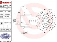 Disc frana SEAT LEON 5F1 BREMBO 0895021X