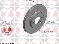 Disc frana SEAT TOLEDO   (1L) (1991 - 1999) ZIMMERMANN 600.1597.20