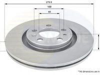 Disc frana SEAT TOLEDO Mk II (1M2) (1998 - 2006) COMLINE ADC1408V