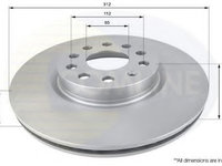 Disc frana SEAT TOLEDO Mk II (1M2) (1998 - 2006) COMLINE ADC1449V